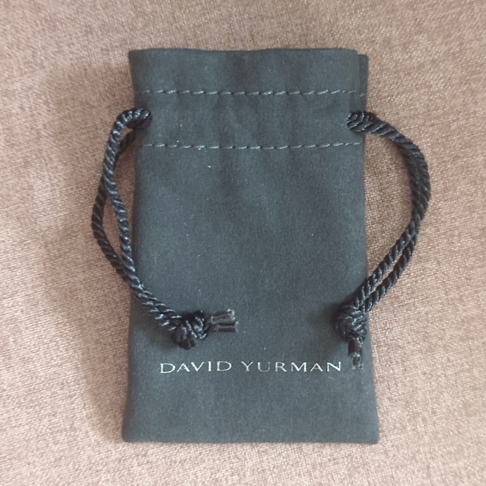 NWOT Authentic David Yurman Box, Card, Cleaning Cloth and 2 Ring Pouch Set - Picture 2 of 5